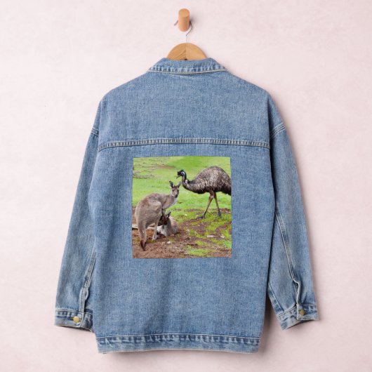 Kangoeroes en EMU, dames denim jas Jacket (Hangar)