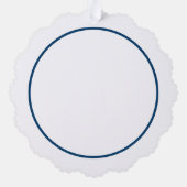 Kangoeroes nacht voor Kerstmis Ornament Kaart (Achterkant)