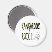 Kangoeroes Rock! Magneet (Voorkant / Achterkant)