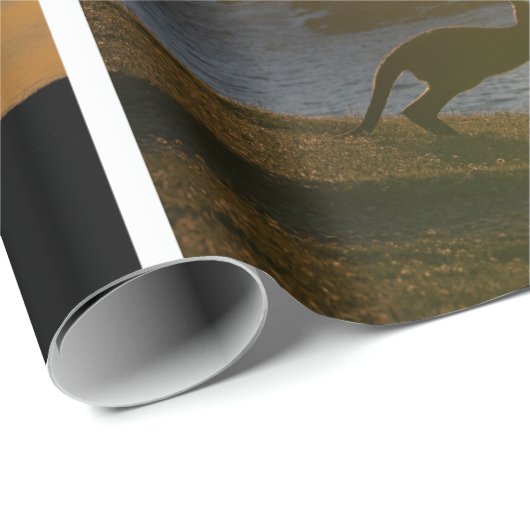 Kangoeroes van Australië Cadeaupapier (Rol Hoek)