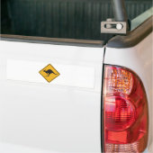 Kangoeroesignaal Bumpersticker (Op Truck)