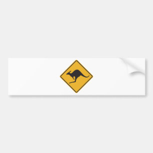 Kangoeroesignaal Bumpersticker