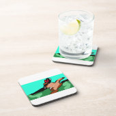 Kangoeroesprong Bier Onderzetter (Rechterzijde)