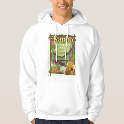 Kanha National Park India Hoodie (Voorkant)