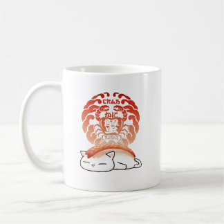 Kani Crab Sushi Cat Koffiemok