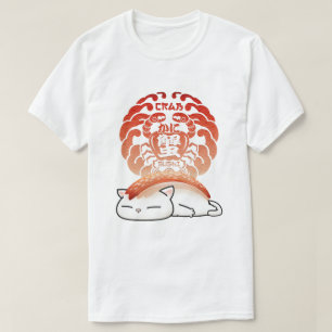 Kani Crab Sushi Cat T-shirt