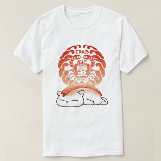 Kani Crab Sushi Cat T-shirt