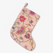 kani design print florale textiel abstracte kunst kleine kerstsok (Voorkant (Hangend))