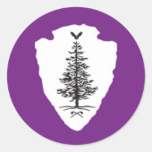 Kanienkeh Mohawk Nation Sticker (Voorkant)