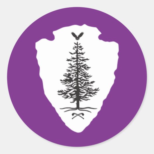 Kanienkeh Mohawk Nation Sticker (Voorkant)