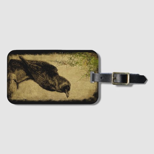 Kaniki's Mossy Raven-Bagagelabel..... Bagagelabel (Voorkant (horizontaal))