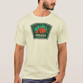 Kaniksu National Forest Idaho Camping T-shirt (Voorkant)