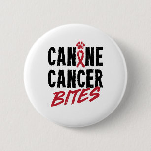 Kaninenkanker Bites Dog Carcinoma Bewustheid Ronde Button 5,7 Cm