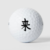 kanji 来 ゴルフボール golfballen (Voorkant)