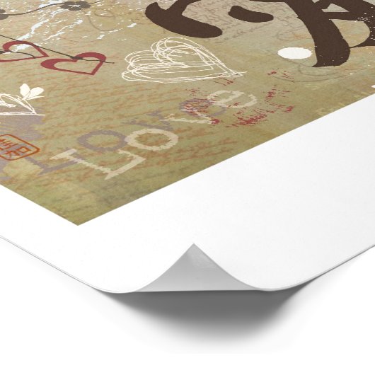 Kanji Ai (Love) Letter Size Print (Hoek)