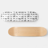 Kanji Ancient Chinese Characters skateboard (Horizontaal)