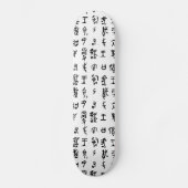 Kanji Ancient Chinese Characters skateboard (Voorkant)