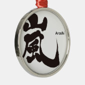 [Kanji] Arashi Metalen Ornament (Rechts)