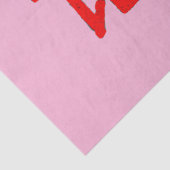 Kanji Behandel rood roze tissuepapier (Detail)