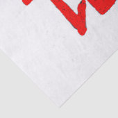 Kanji Behandel rood wit weefsel papier (Detail)