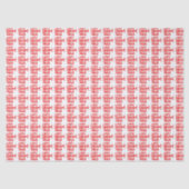 Kanji Behandel rood wit weefsel papier (Voorkant)