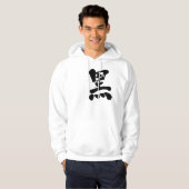 [Kanji] Black Hoodie (Voorkant volledig)
