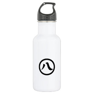 Kanji cijfer acht, in cirkel waterfles