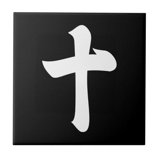 Kanji cijfer tien tegeltje (Voorkant)