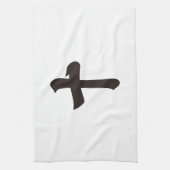 Kanji cijfer tien theedoek (Verticaal)