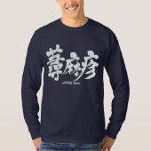 [Kanji] De netelroos lange mouwen T-shirt (Voorkant)
