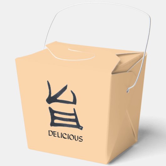 Kanji Delicious black tan uit doos Bedankdoosjes (Voorkant)