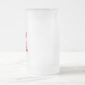 Kanji Delicious rood frosted mok (Center)