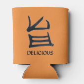 Kanji Delicious tan koelbox 2 Blikjeskoeler (Achterkant)