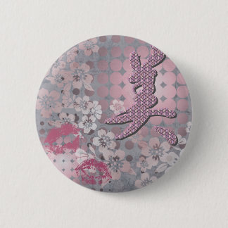 Kanji Design Beauty Botton Ronde Button 5,7 Cm