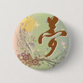 Kanji Design Dream Button (Voorkant)