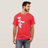 [Kanji] een heldere en wolkenloze hemel T-shirt (Voorkant volledig)