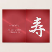 kanji felicitaties - golden folie kaarten (Binnen)