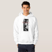 Kanji flower classic design hoodie (Voorkant volledig)