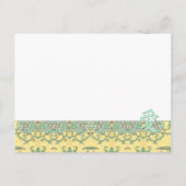 Kanji for Love on Gold Wedding Invitation Uitnodiging Briefkaart (Achterkant)