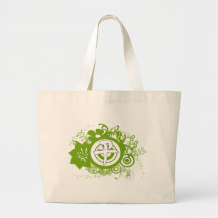 Kanji for Peace Grote Tote Bag