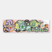 Kanji for Peace-Love-Compassion - Bumpersticker (Voorkant)