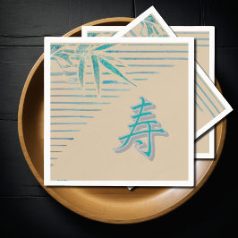 Kanji Gefeliciteerd - Bamboo Servet