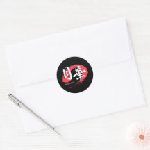 Kanji Gekka/Maanlicht Japanse Kalligrafie T-Shirt