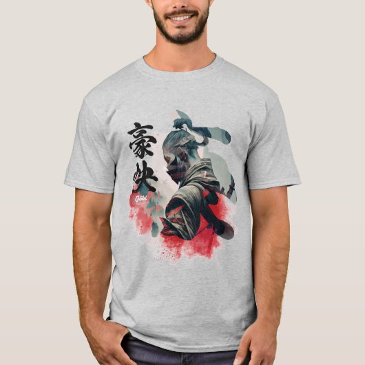 Kanji Goki Samurai T-Shirt (Voorkant)