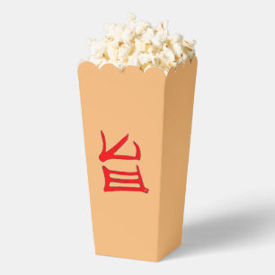 Kanji Heerlijke rode tan popcorn dozen Bedankdoosjes