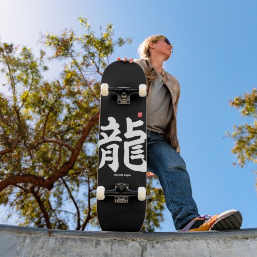 Kanji - Japanse draak - Persoonlijk Skateboard (Buiten 1)