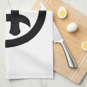 Kanji karakter i in cirkel theedoek (Quarter Fold)