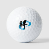 Kanji Kizuna/Bond Japanese Calligraphy Golfballen (Voorkant)