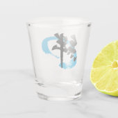 Kanji Kizuna/Bond Japanese Calligraphy Shot Glas (Achterkant)