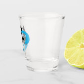 Kanji Kizuna/Bond Japanese Calligraphy Shot Glas (Rechts)